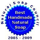 Recipient of the Natural Soap Council's "Best Handmade Natural Soap" award.